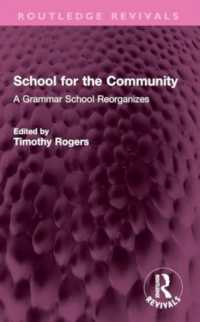School for the Community : A Grammar School Reorganizes (Routledge Revivals)