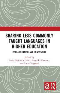 Sharing Less Commonly Taught Languages in Higher Education : Collaboration and Innovation