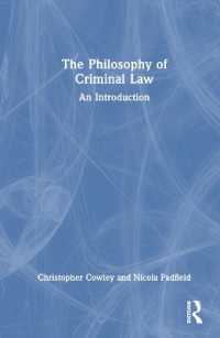 刑事司法の哲学入門<br>The Philosophy of Criminal Law : An Introduction