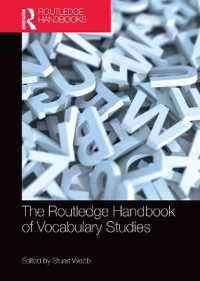 ラウトレッジ版　語彙研究ハンドブック<br>The Routledge Handbook of Vocabulary Studies (Routledge Handbooks in Linguistics)