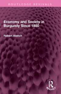 Economy and Society in Burgundy since 1850 (Routledge Revivals)