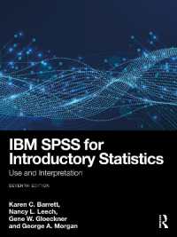 IBM SPSS for Introductory Statistics : Use and Interpretation （7TH）