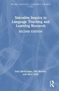 Narrative Inquiry in Language Teaching and Learning Research (Second Language Acquisition Research Series) （2ND）