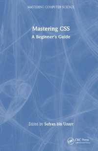Mastering Css : A Beginner's Guide (Mastering Computer Science) -- Hardback