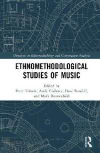 Ethnomethodological Studies of Music (Directions in Ethnomethodology and Conversation Analysis)