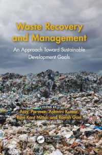 Waste Recovery and Management : An Approach toward Sustainable Development Goals