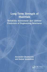材料の長期強度（テキスト）<br>Long-Term Strength of Materials : Reliability Assessment and Lifetime Prediction of Engineering Structures