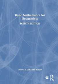 経済学者のための基礎数学（第４版）<br>Basic Mathematics for Economists （4TH）