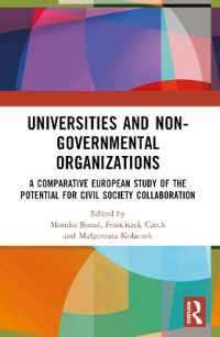 Universities and Non-Governmental Organisations : A Comparative European Study of the Potential for Civil Society Collaboration