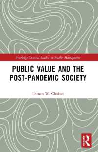 Public Value and the Post-Pandemic Society (Routledge Critical Studies in Public Management)