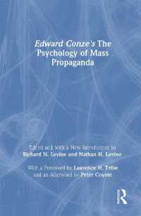 エドワード・コンゼ幻の著作「大衆プロパガンダの心理学」<br>Edward Conze's the Psychology of Mass Propaganda