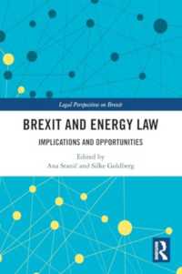 Brexit and Energy Law : Implications and Opportunities (Legal Perspectives on Brexit)