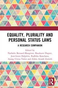 Equality, Plurality and Personal Status Laws : A Research Companion