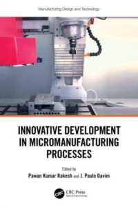 Innovative Development in Micromanufacturing Processes (Manufacturing Design and Technology)