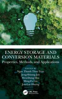 エネルギー貯蔵・変換材料：特性・方法・応用<br>Energy Storage and Conversion Materials : Properties, Methods, and Applications