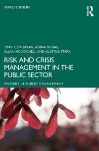 Risk and Crisis Management in the Public Sector (Routledge Masters in Public Management) （3RD）