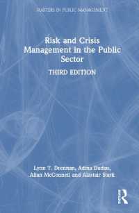 Risk and Crisis Management in the Public Sector (Routledge Masters in Public Management) （3RD）
