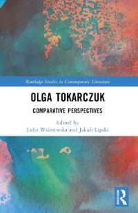 Olga Tokarczuk : Comparative Perspectives (Routledge Studies in Contemporary Literature)