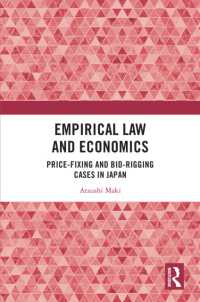 Empirical Law and Economics : Price-Fixing and Bid-Rigging Cases in Japan
