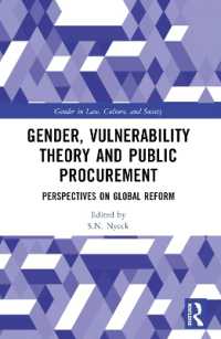 Gender, Vulnerability Theory and Public Procurement : Perspectives on Global Reform (Gender in Law, Culture, and Society)