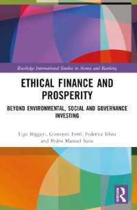Ethical Finance and Prosperity : Beyond Environmental, Social and Governance Investing (Routledge International Studies in Money and Banking)