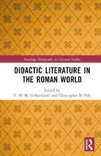 Didactic Literature in the Roman World (Routledge Monographs in Classical Studies)