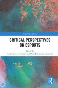 eスポーツの批判的視座<br>Critical Perspectives on Esports (Icsspe Perspectives)