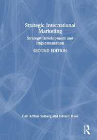 Strategic International Marketing : Strategy Development and Implementation （2ND）