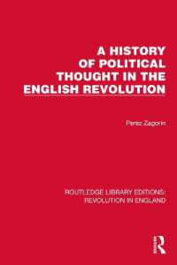 A History of Political Thought in the English Revolution (Routledge Library Editions: Revolution in England)