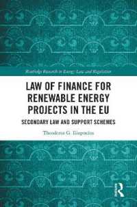 Law of Finance for Renewable Energy Projects in the EU : Secondary Law and Support Schemes (Routledge Research in Energy Law and Regulation)