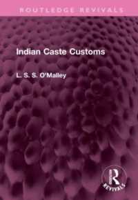Indian Caste Customs (Routledge Revivals)