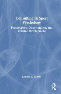 Consulting in Sport Psychology : Perspectives, Opportunities, and Practice Development