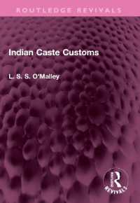 Indian Caste Customs (Routledge Revivals)