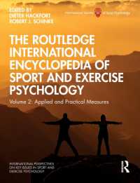 The Routledge International Encyclopedia of Sport and Exercise Psychology : Volume 2: Applied and Practical Measures (Issp Key Issues in Sport and Exercise Psychology)