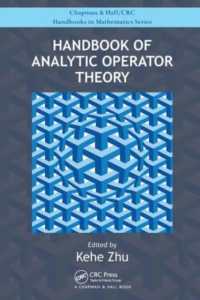 Handbook of Analytic Operator Theory (Crc Press/chapman and Hall Handbooks in Mathematics Series)