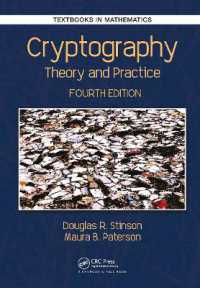 Cryptography : Theory and Practice (Chapman & Hall/crc Cryptography and Network Security Series) （4TH）