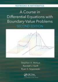 A Course in Differential Equations with Boundary Value Problems (Textbooks in Mathematics) （2ND）