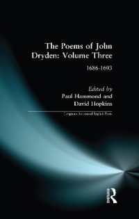The Poems of John Dryden: Volume Three : 1686-1693 (Longman Annotated English Poets)