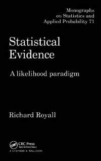 Statistical Evidence : A Likelihood Paradigm (Chapman & Hall/crc Monographs on Statistics and Applied Probability)