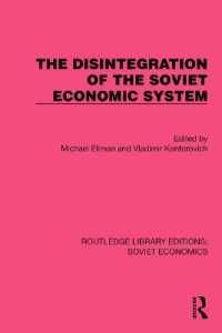 The Disintegration of the Soviet Economic System (Routledge Library Editions: Soviet Economics)