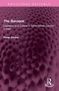 The Baroque : Literature and Culture in Seventeenth-Century Europe (Routledge Revivals)