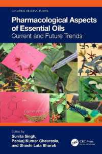 精油の薬学的側面<br>Pharmacological Aspects of Essential Oils : Current and Future Trends (Exploring Medicinal Plants)