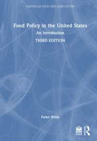 Food Policy in the United States : An Introduction (Earthscan Food and Agriculture) （3RD）