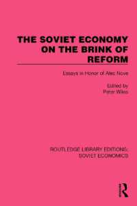 The Soviet Economy on the Brink of Reform : Essays in Honor of Alec Nove (Routledge Library Editions: Soviet Economics)