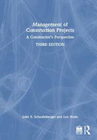 Management of Construction Projects : A Constructor's Perspective （3RD）