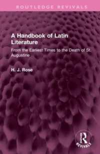 A Handbook of Latin Literature : From the Earliest Times to the Death of St. Augustine (Routledge Revivals)