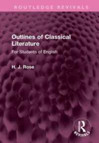 Outlines of Classical Literature : For Students of English (Routledge Revivals)