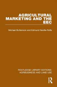 Agricultural Marketing and the EEC (Routledge Library Editions: Agribusiness and Land Use)