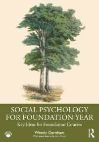 Social Psychology for Foundation Year : Key Ideas for Foundation Courses