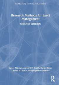 Research Methods for Sport Management (Foundations of Sport Management) （2ND）